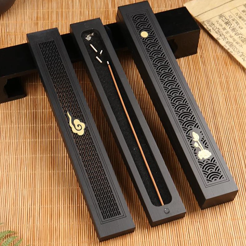 .Short Style Portable Hollowed-out Incense Stick Stove Indoor/tea Room Decoration/soothing Purifying/horizontal Incense Burner