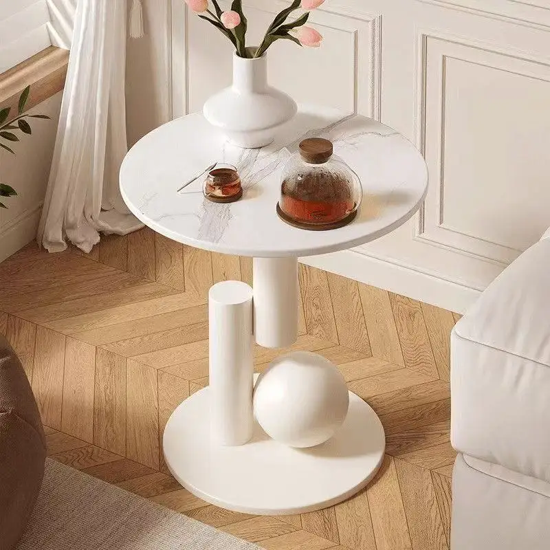 

55X50X50CM Creative Small Living Room Corner Table Sofa Side Table Home Balcony Small Round Table