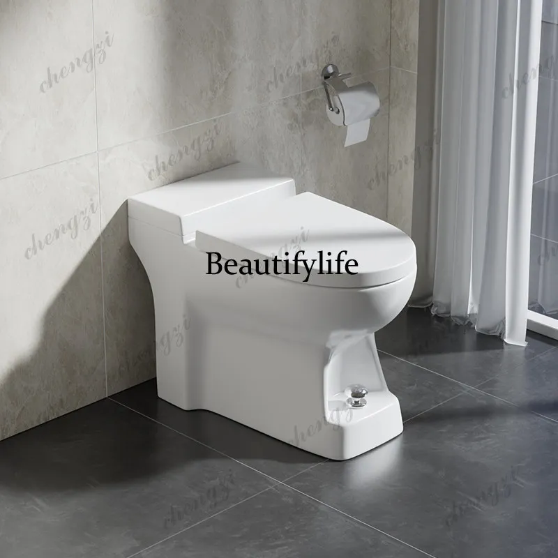 Toilet anti-backflow household tankless bathroom straight flush family special deodorant ceramic toilet