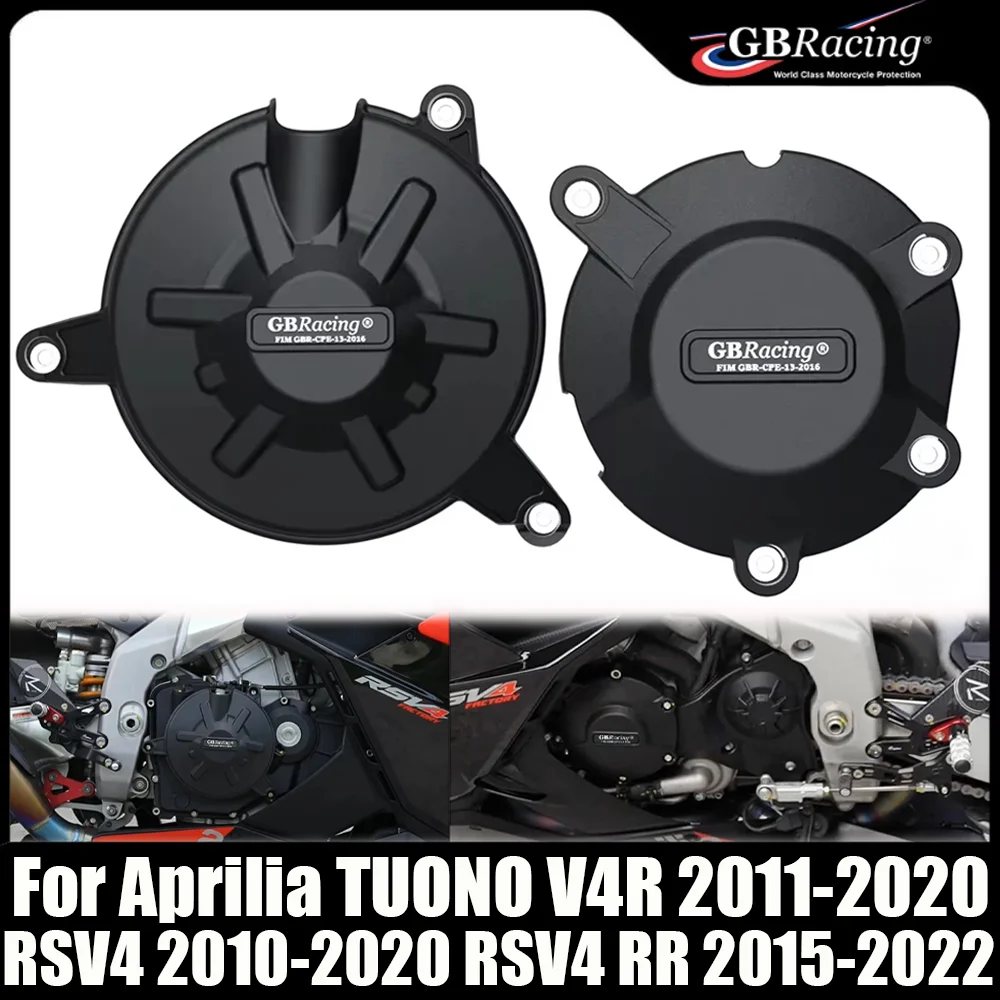 

GBRacing For Aprilia RSV4 2010-2020 RSV4 RR 2015-2022 TUONO V4R 2011-2020 Motorcycle Engine Cover Clutch Cover Protection Cover