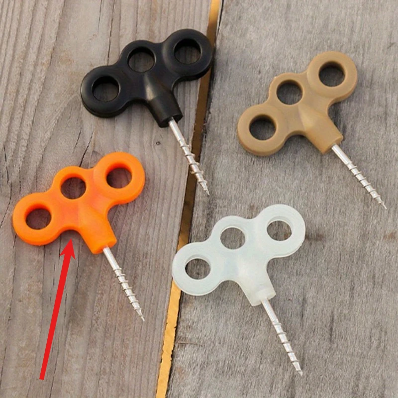 10 stuks multi-touw bevestiging grondspijkers roestvrijstalen grondankers voor kamperen wandelen trampolinetenten heavy duty voor buiten