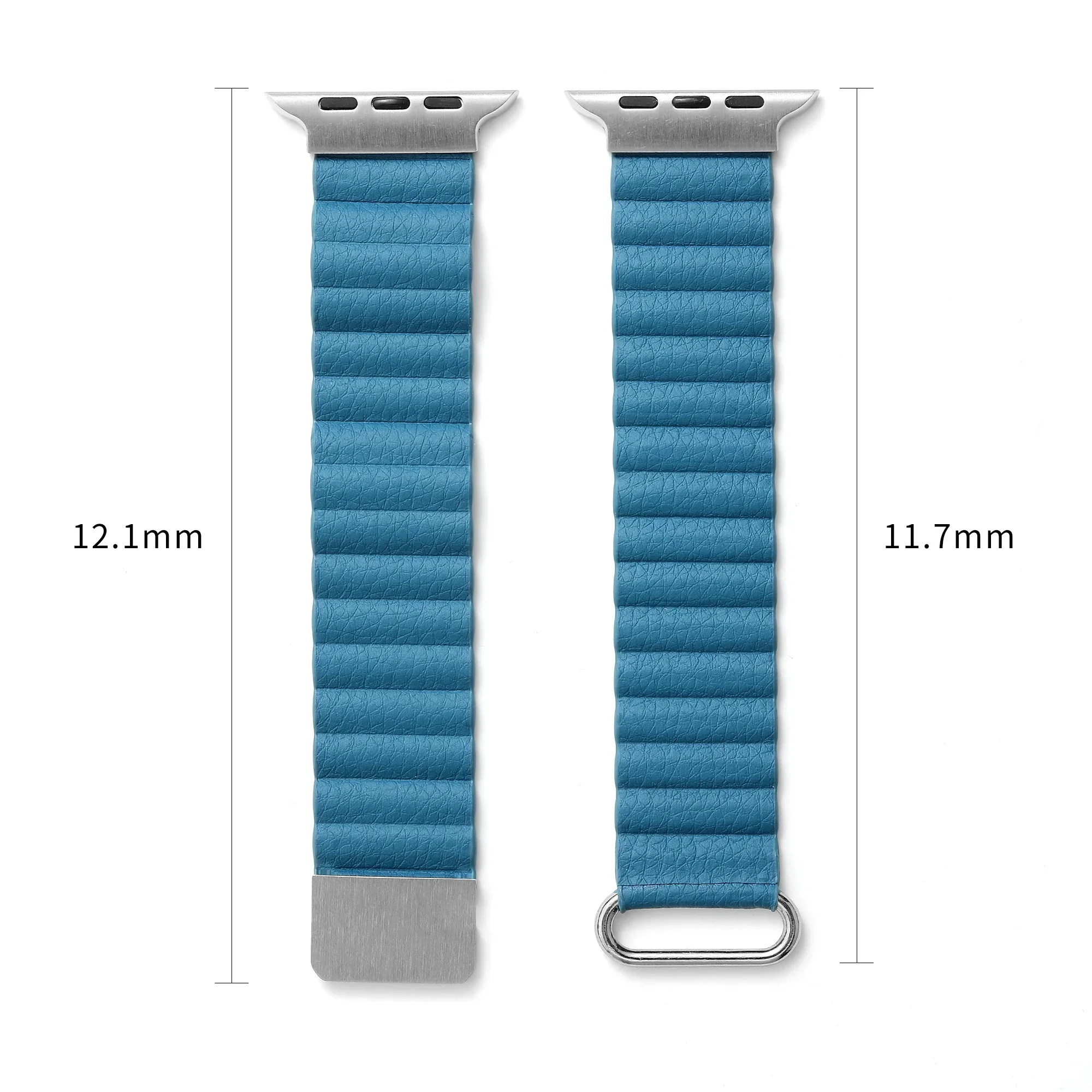 Magnetic Loop Band For Apple Watch 10 9 8 7 45mm 41mm 42mm 46mm Ultra 49mm Leather Metal Stainless Steel Wristband iWatch 6 5 4
