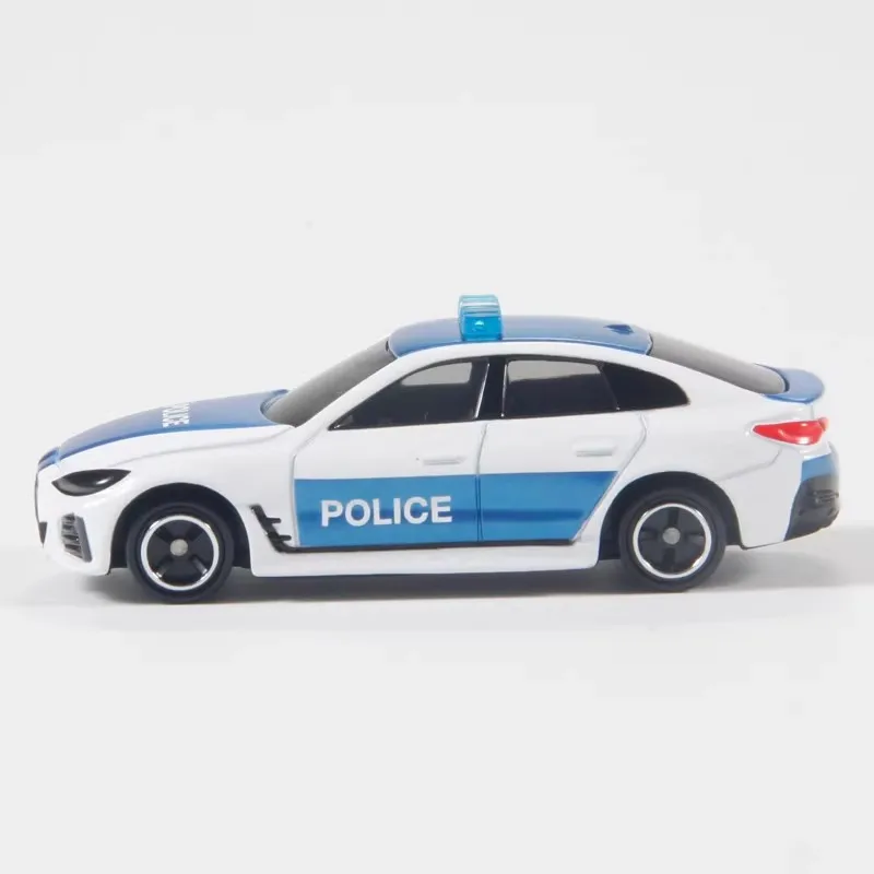 Takara Tomy Tomica No.29 BMW i4 Police Car 993704 Alloy Diecast City Patrol Mini Car, Desktop Ornament Hobby Collectible Toy