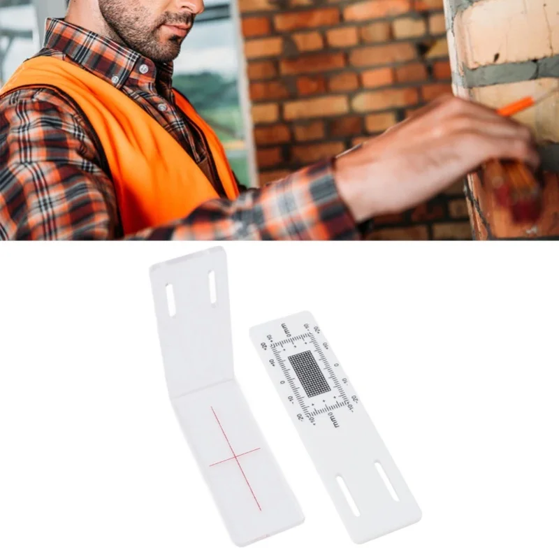 C9 Crack Monitor ABS Acrylic Accurate Standard Tell Tale Crack Gauge Monitor For Corner Record And Monitor Wall Deformation
