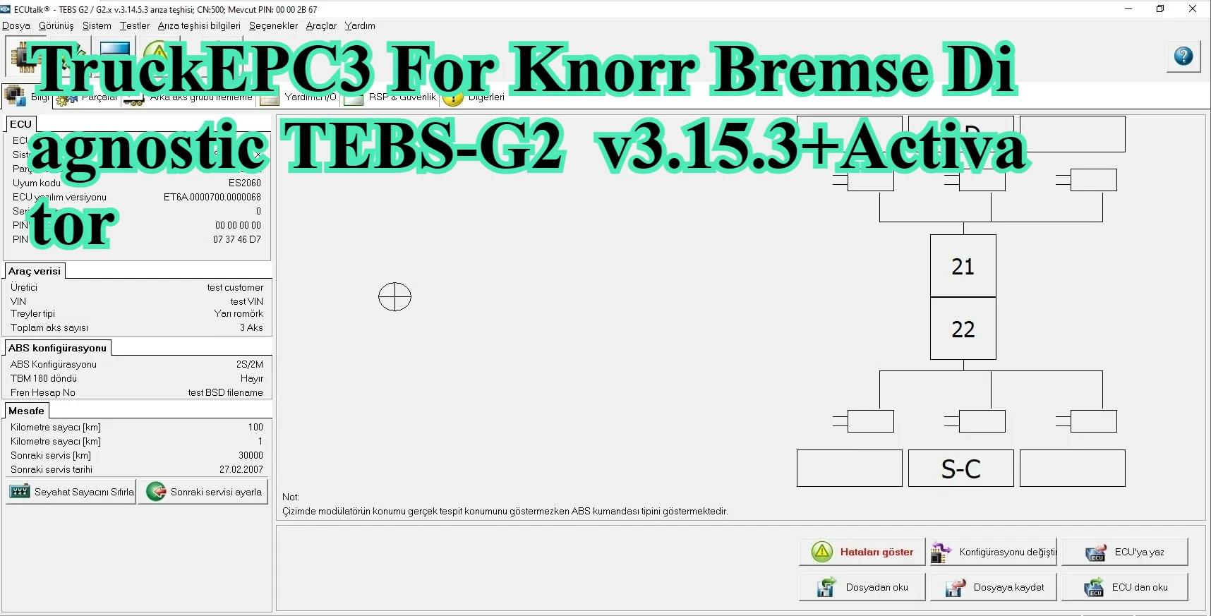 TruckEPC3 for Knorr Bremse Diagnostic System  2025+Activator