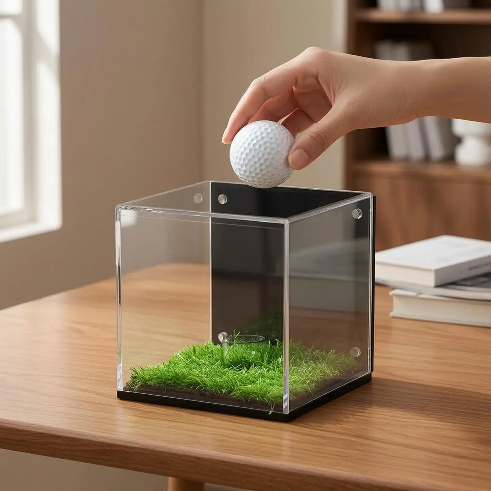 Golf Ball Display Box Clear Golf Ball Display Enclosure Transparent