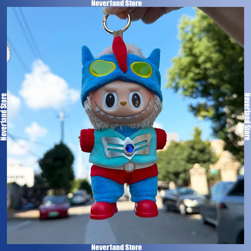 جديد Labubu الملابس الكرتون عمل كامين شين تشان قبعة Weskit الأحذية 5 قطعة مجموعة صغيرة أفخم دمية الملابس موضة إكسسوارات دمي