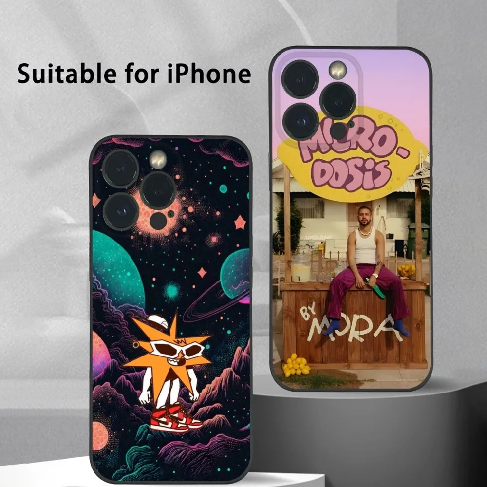 

Singer M-Mora Merch Phone Case For iPhone 16 15 14 13 Pro Max Plus Mini Frosted Soft Shell Funda