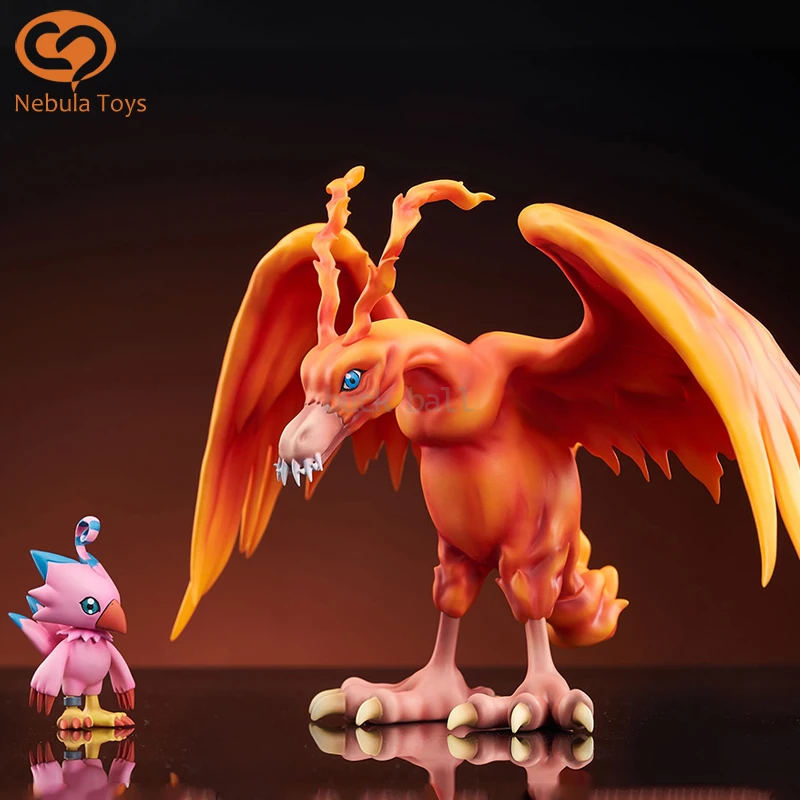 Anime Digimon Figure Birdramon Piyomon Figure Cute Stand 2 Pcs Figures Model Statue Doll Collection Decoration Toy Birthday Gift