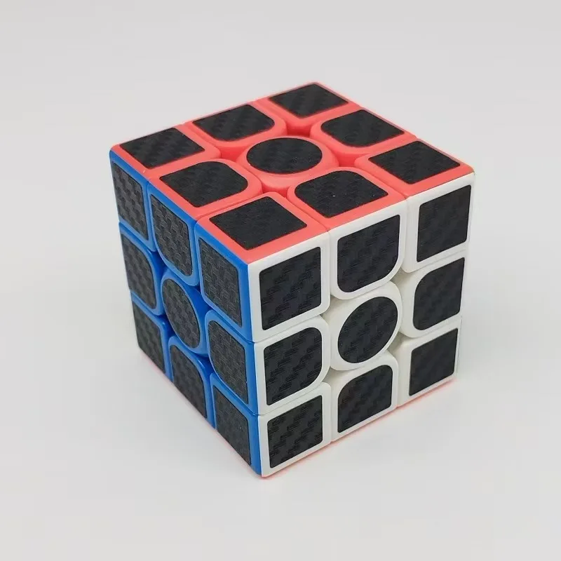 Mo Yu Cubo Adesivi In Fibra di Carbonio Cubo Magico 2x2 3x3 Torsione Piramide Specchio Velocità Cubo Magico Puzzle Pazzo Giocattoli Giocattolo Educ