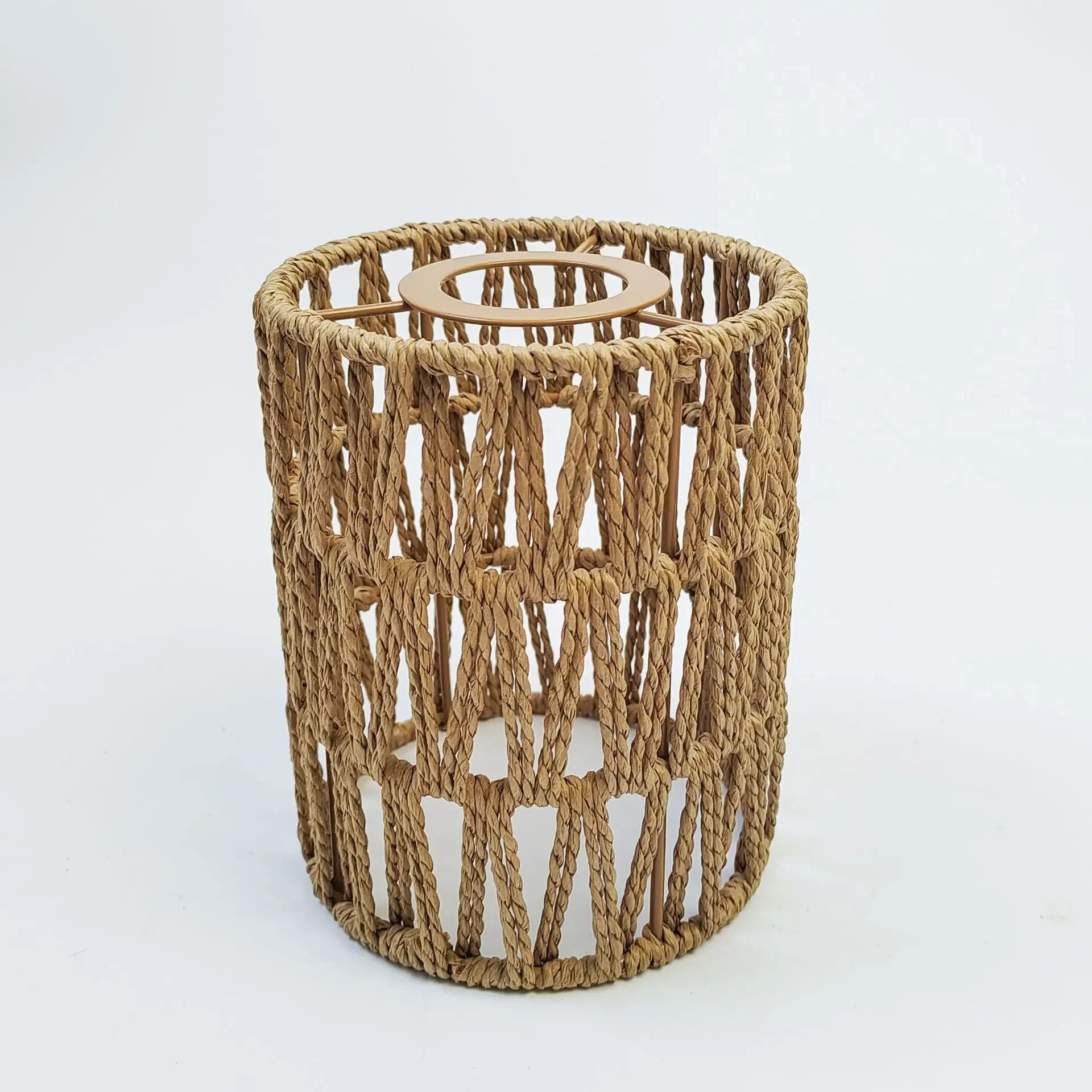 Rattan Lampshade Pendant Lamp Cover Bohemian Handwoven Home Decorartion Livingroom Ceiling Lamp Shade Hanging Ornament