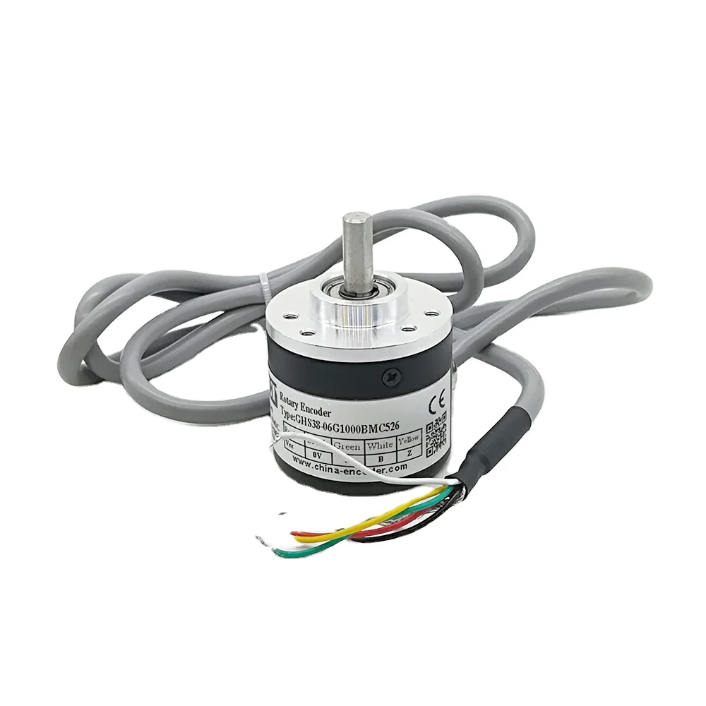 100 Pulse ABZ Phase Incremental Rotary Encoder Push Pull Output GHS38-06G100BMP526 For Speed