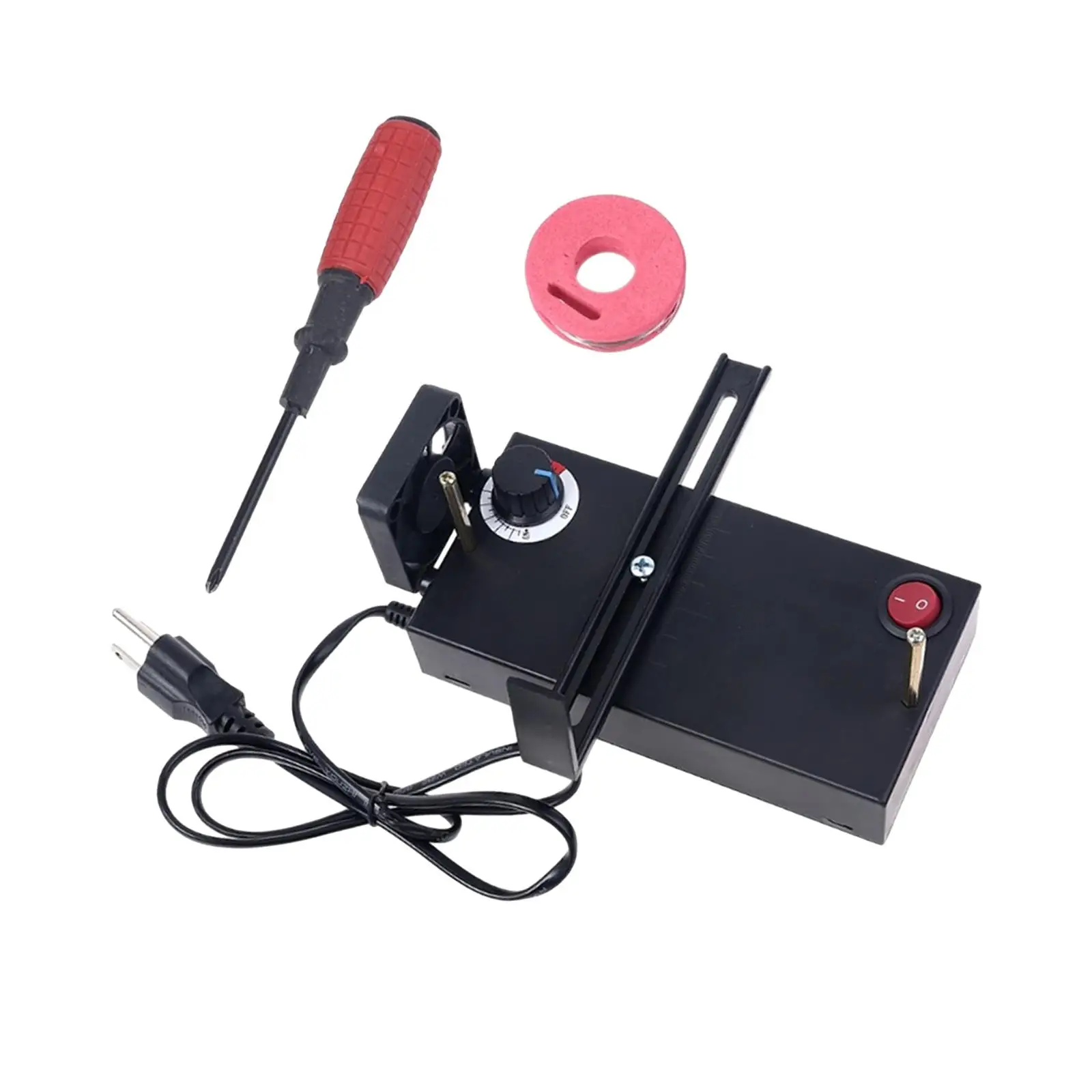 Portable Thermal Ribbon Cutter with Screwdriver and Spring for Cutting Braided Belts and Decorative Ribbons