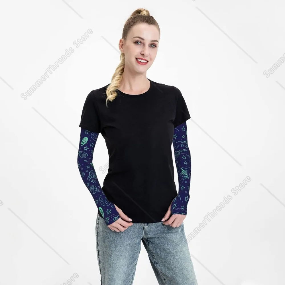Ice silk sleeves non-slip tattoo bracelet for men and women