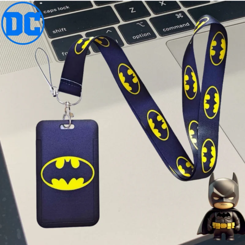 DC Batman cool creative cartoon design pattern protective case for campus access and meal card for male and female students