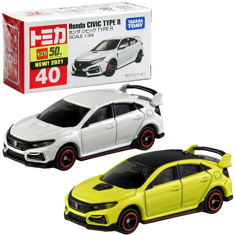 TOMY Honda Civic TYPE-R Alloy Car Diecasts & Toy Vehicles Car Model Miniature Scale Model Car For Children