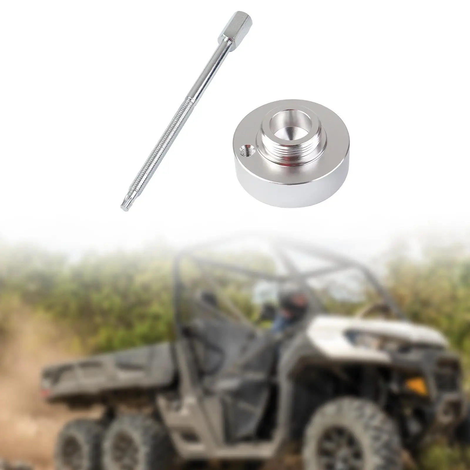 

Durable Belt Removal Clutch Tool Silver Aluminum Alloy Clutch Extractor for HD8 HD10 2016 to 2022 Car Repair