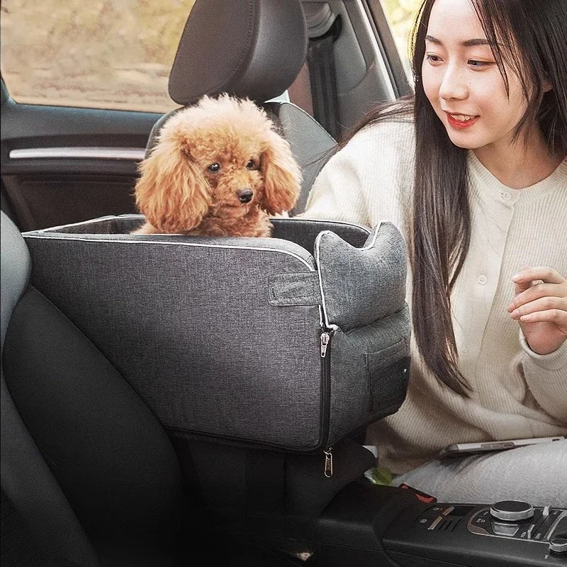 Dog exclusive seat, pet cat dog car central control nest, car pet pad kennel