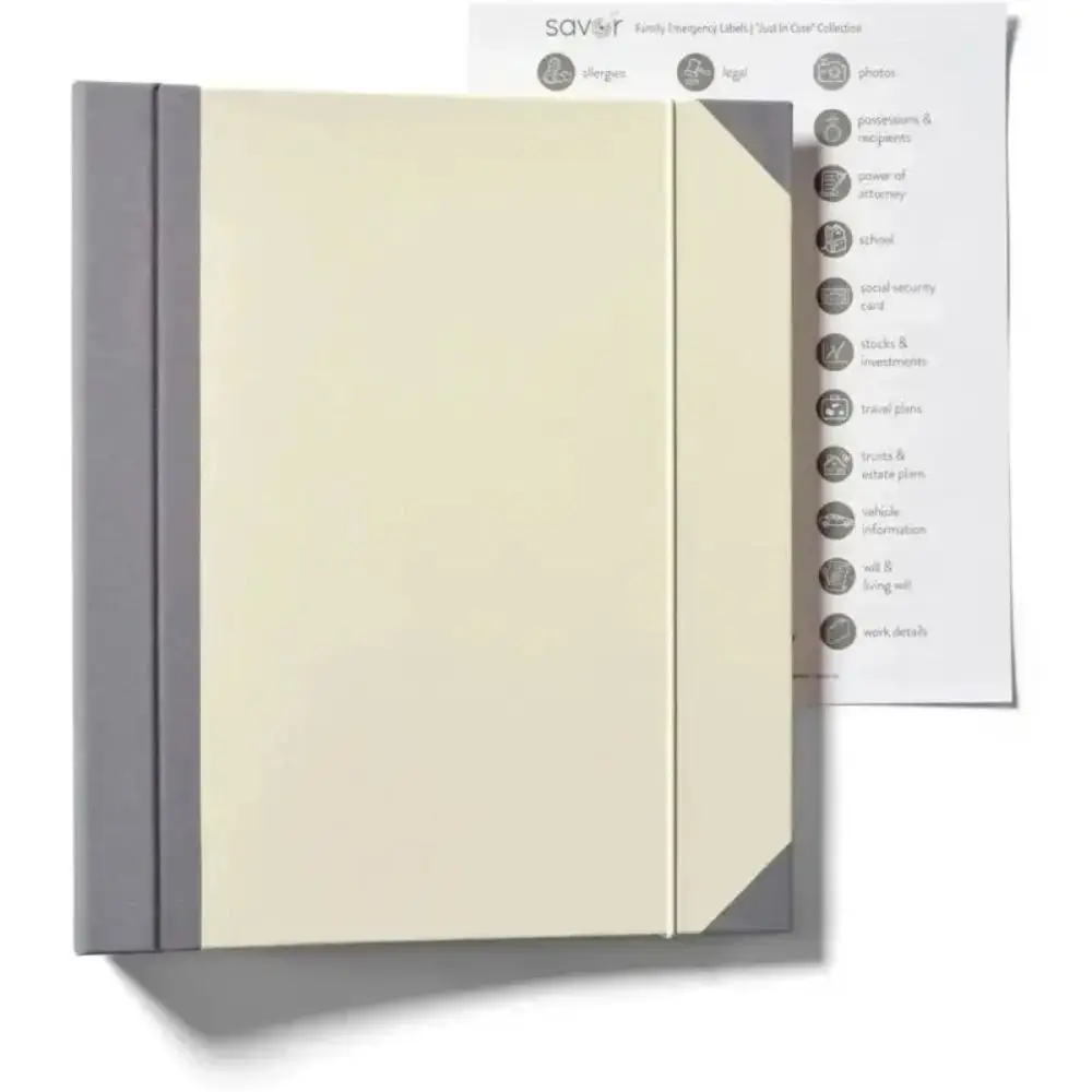 

In Case I Go Missing Binder Manila Pocket Folder Bellows Bag Large Capacity Expanding File Storage Holder INS Multi-layer