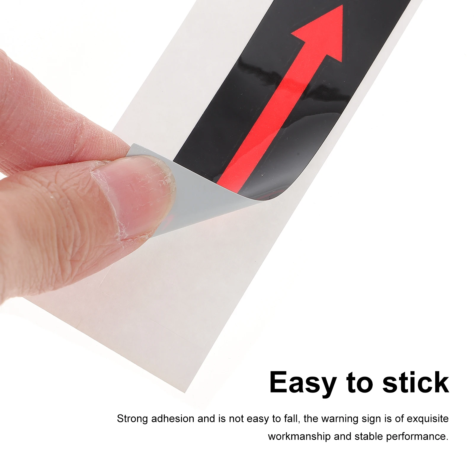 10 Pcs Arrow Indicator Sticker Industrial Warning Signs Safety The Paper Stickers Office