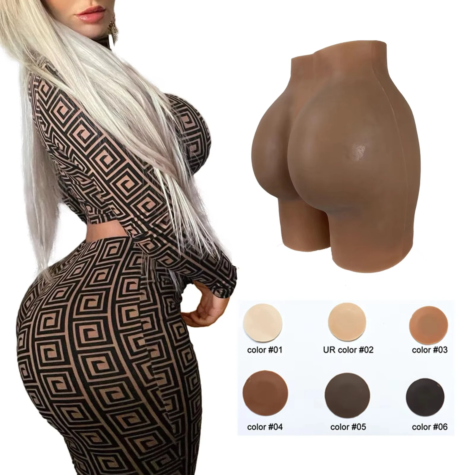 Body Shapewear Plus Size Hip Buttock Enhancer Pant Butt Enhance Silicone Shapewear Butt Lifter Silicone Buttocks Padded Panties