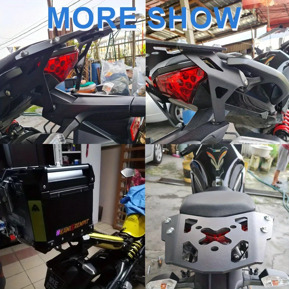 For Kawasaki ER6F ER6N EX650 ninja 650 2013-2016 Motorcycle Parts Rear Luggage Holder Tail Section Rack Carrier Cargo Shelf view 3