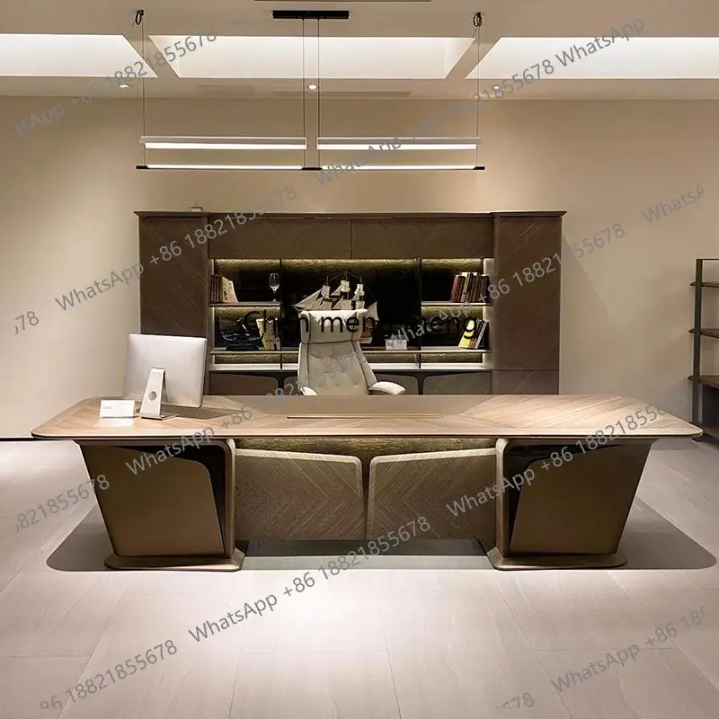Quality Storage Computer Desks Reception Light Luxury Modern Secretary Office Desk Minimalist Work Escritorio Oficina