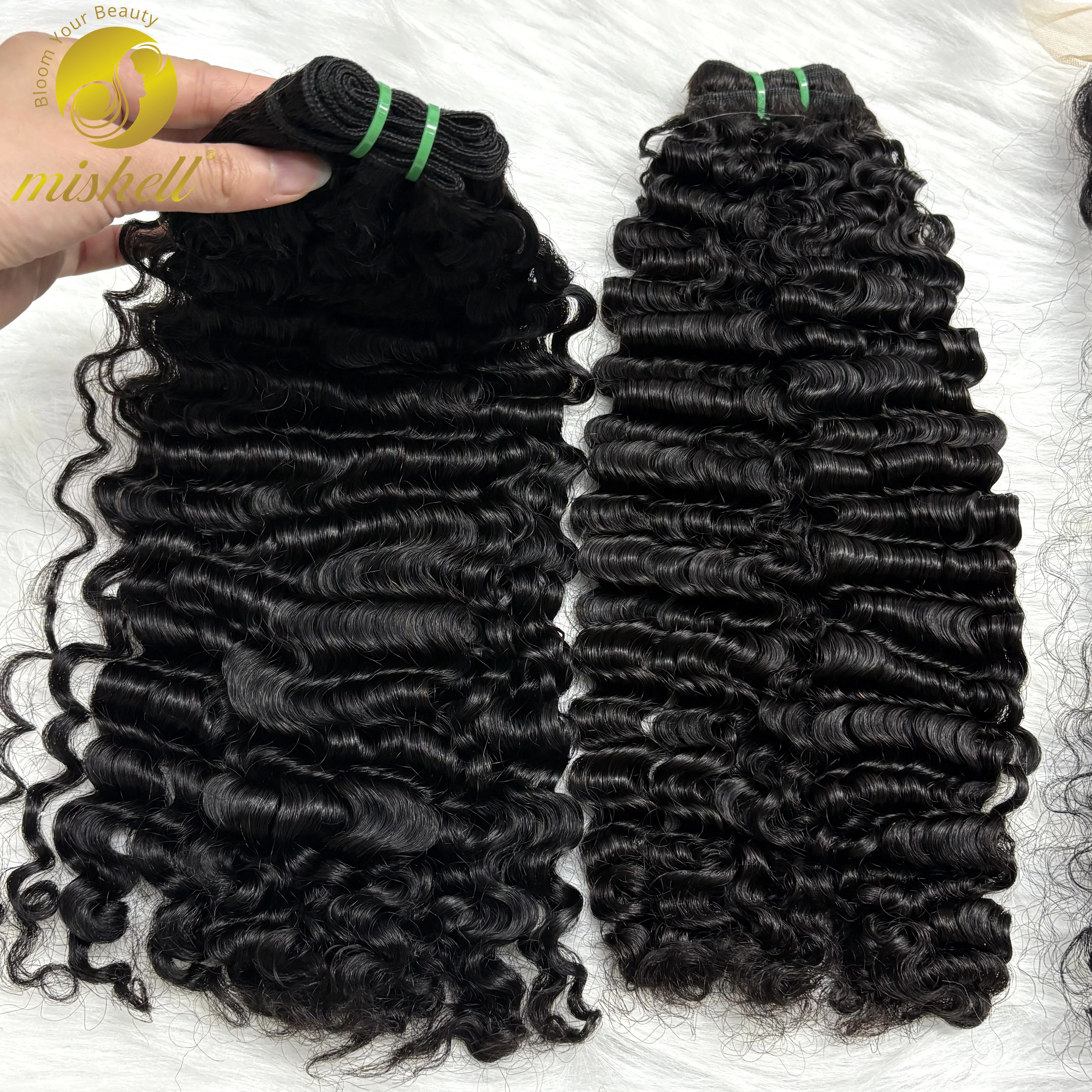 

10-24 дюйма необработанные вьетнамские необработанные бирманские вьющиеся пучки волос 100% натуральные пучки человеческих волос 16A двойные наращивания плетения