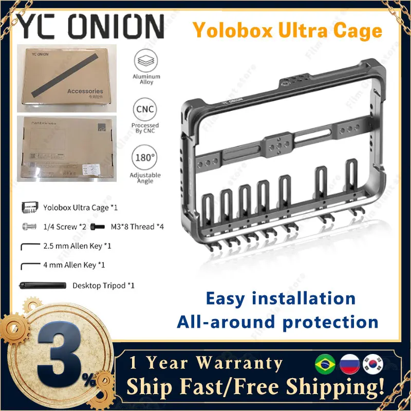 YC onion Yolobox Ultra Cage YUBOX all-around protection easy installation