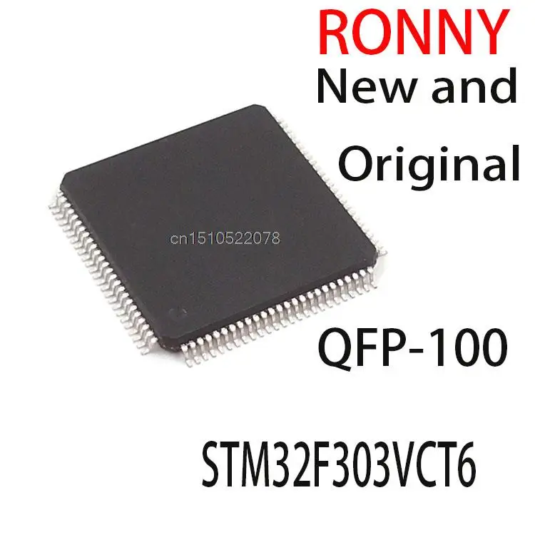 

5PCS New and Original STM32F303 VCT6 QFP-100 STM32F303VCT6