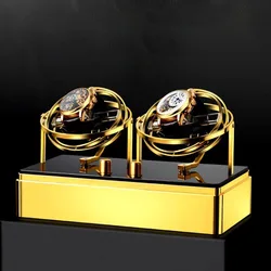 Mechanical Watch Box Organizer with Auto Winder Luxury Watch Box with Zero Magnetism Silent Rotating Watches Display Case Holder