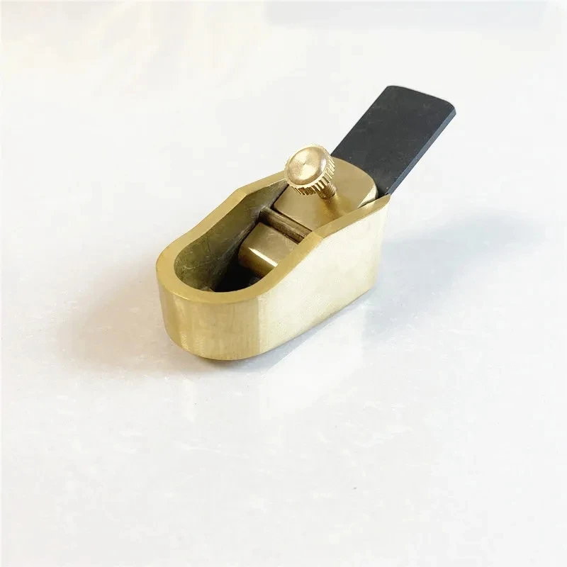 Different size copper Brass convex bottom/flat bottom Edge planes Planer，Woodworking Plane Manual Push Planing Mini Hand Tool