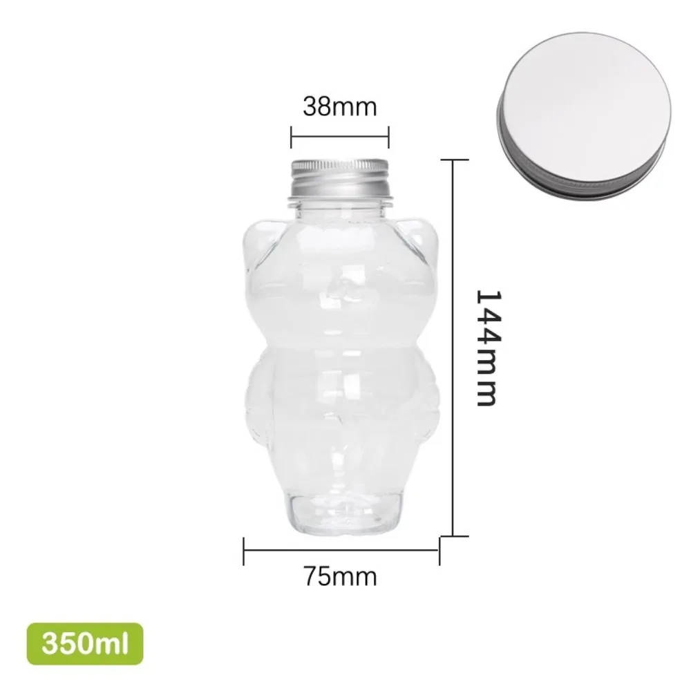 Transparent Cat Water Bottles Portable Adorable Cat Shaped Drinking Cup Cute Cat Shape Plastic Water Bottle Students
