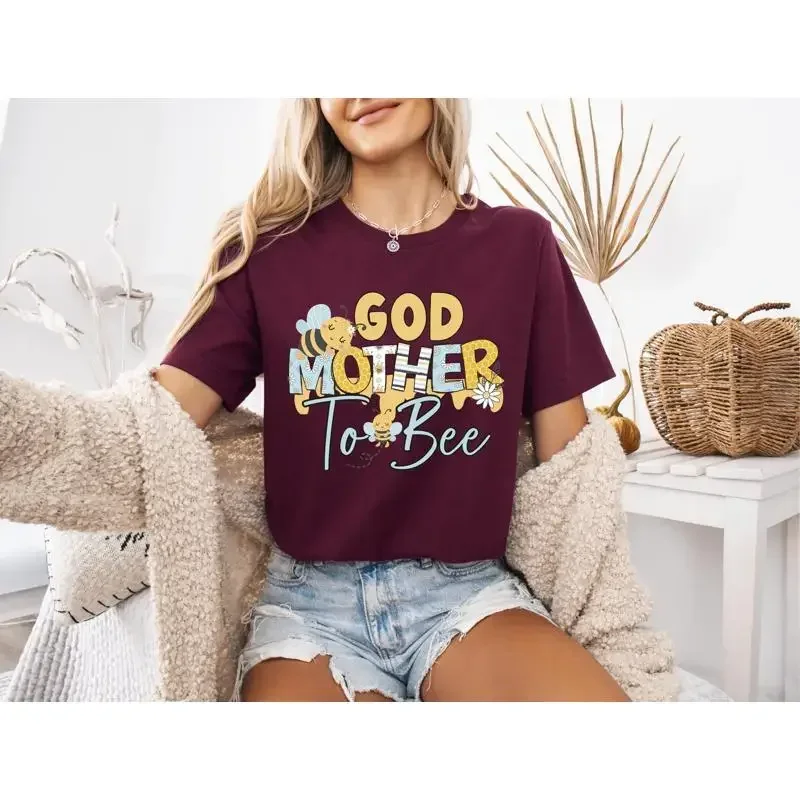 Godmother To Bee T Shirt God Mama SweaT for Mother's Day Proposal Baptism