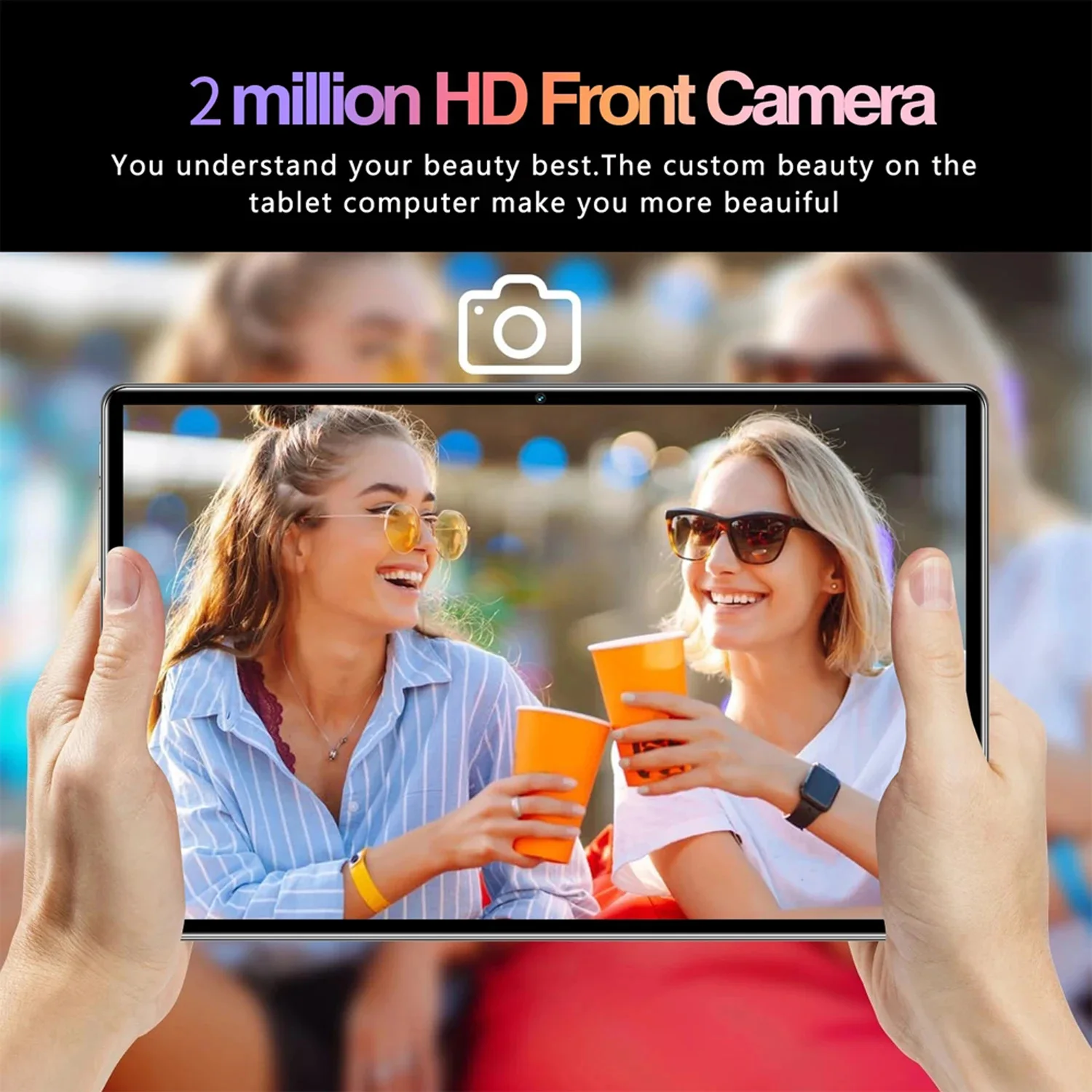 2025 Global BDF Android 13 Android Tablet 4GB+64GB HD Touch Screen Dual Card WIFI 6000mAh Battery Octa Core