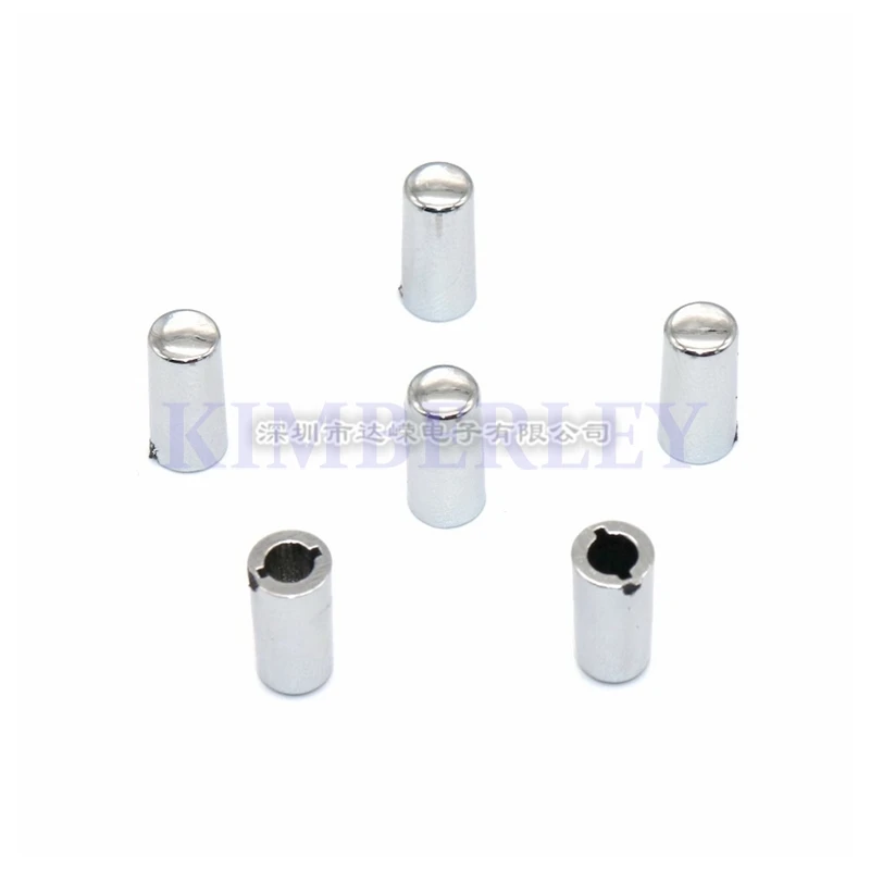 20PCS Light Touch Button Cap 5.5*12MM Round Hole 3.2MM Branded Button Cap Plastic Electroplated Button