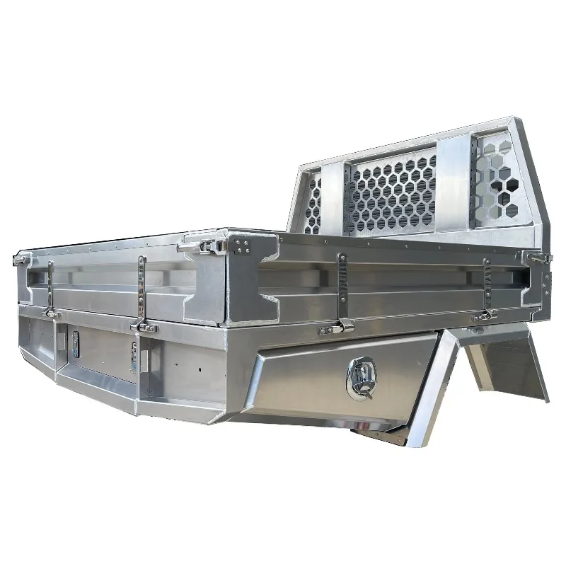 Customized Stainless Steel Ute Canopy Tool Box Trailer Tray Ute Metal Tray Pickup Truck Tray for Land Cruiser 79