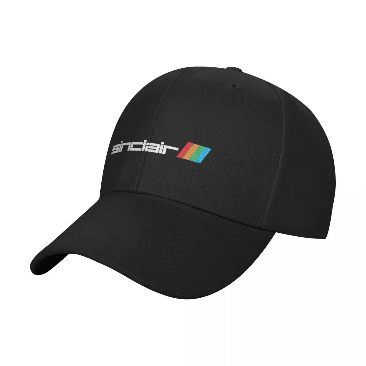 Sinclair (ZX Spectrum) Retro Video Game Company Logo with Weathered Effect Baseball Cap Custom Cap Hip Hop Men Golf Wear Women's