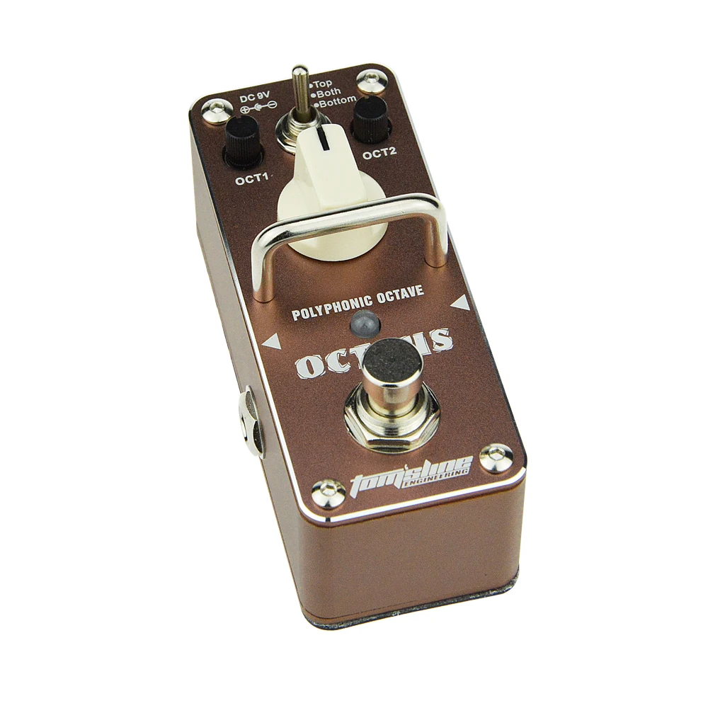 Aroma AOS-3 Octpus Polyphonic Octave Guitar Effect Pedal Single Guitarra Pedal True Bypass Electric Guitar Parts & Accessories