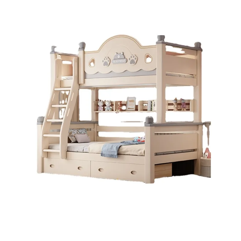 

All solid wood , children's beds, bunk beds, small apartment , two-layer