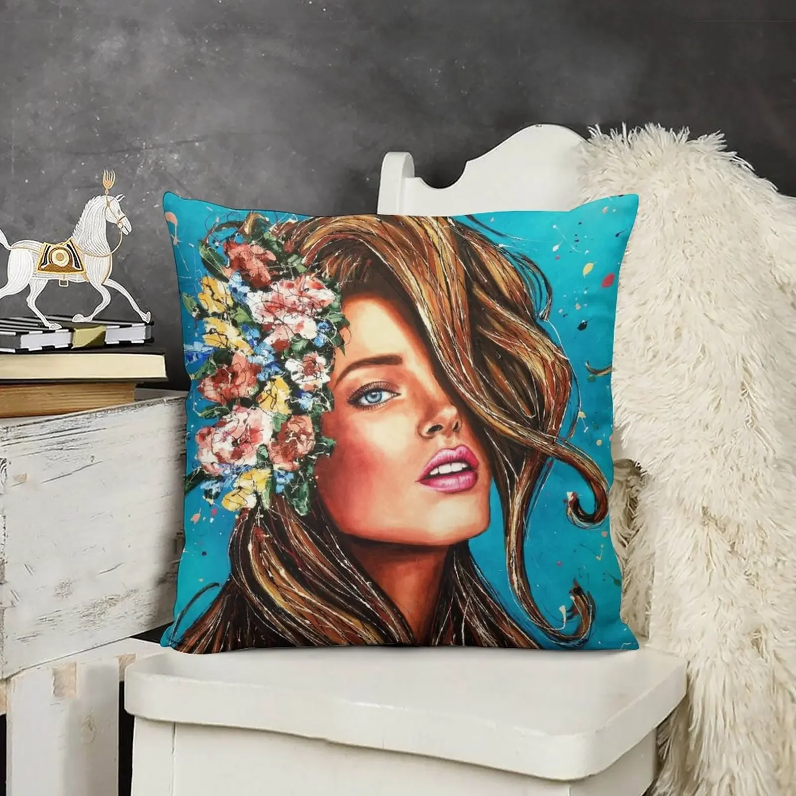 

The Sensual Throw Pillow Pillow Covers Decorative anime girl Christmas Throw Pillows Covers pillow