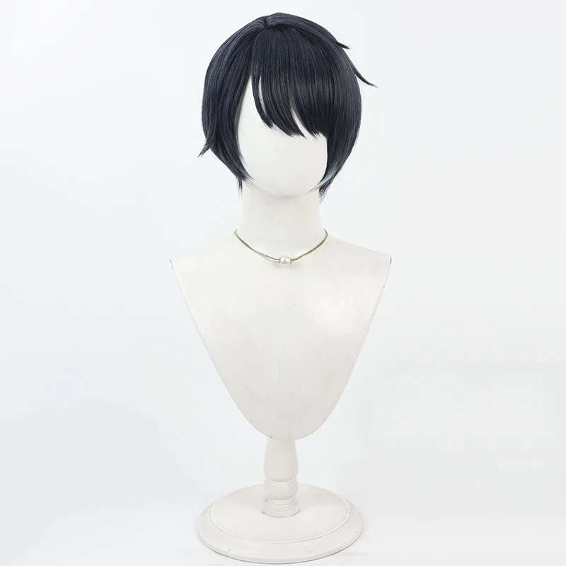 Twisted Wonderland Deuce Cos Cosplay Wig Halloween Carnival Party Prop Synthetic Hair Heat Resistant Fiber + Wig Cap