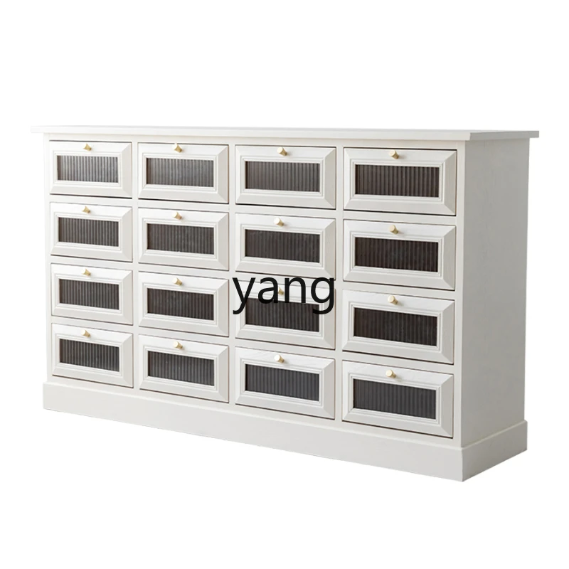 

CX Solid Wood Chest of Drawers Simple Modern Living Room Storage Multi-Function Locker