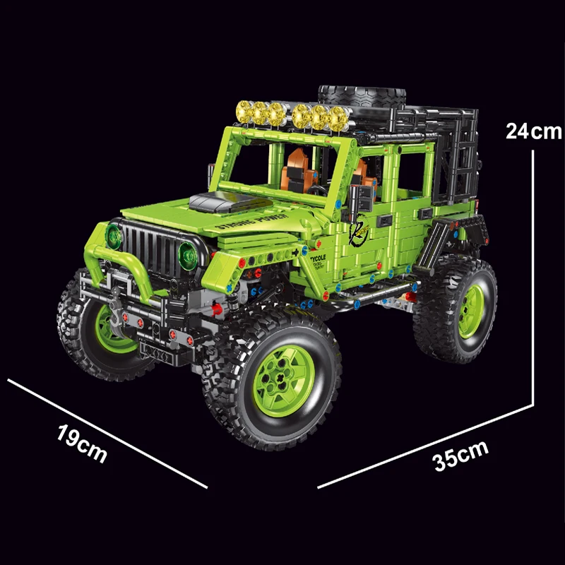 IN STOCK 1:14 MOC Technical RC Off-road Vehicles Building Blocks Bricks Model Assembling Toys for Children Christmas Gift Set