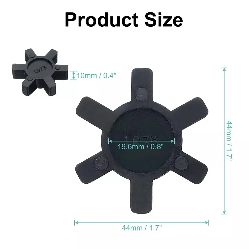 Lovejoy L-Jaw Coupling Rubber Spider Insert Industrial Applications Enhanced Stability Flexibility And Durability