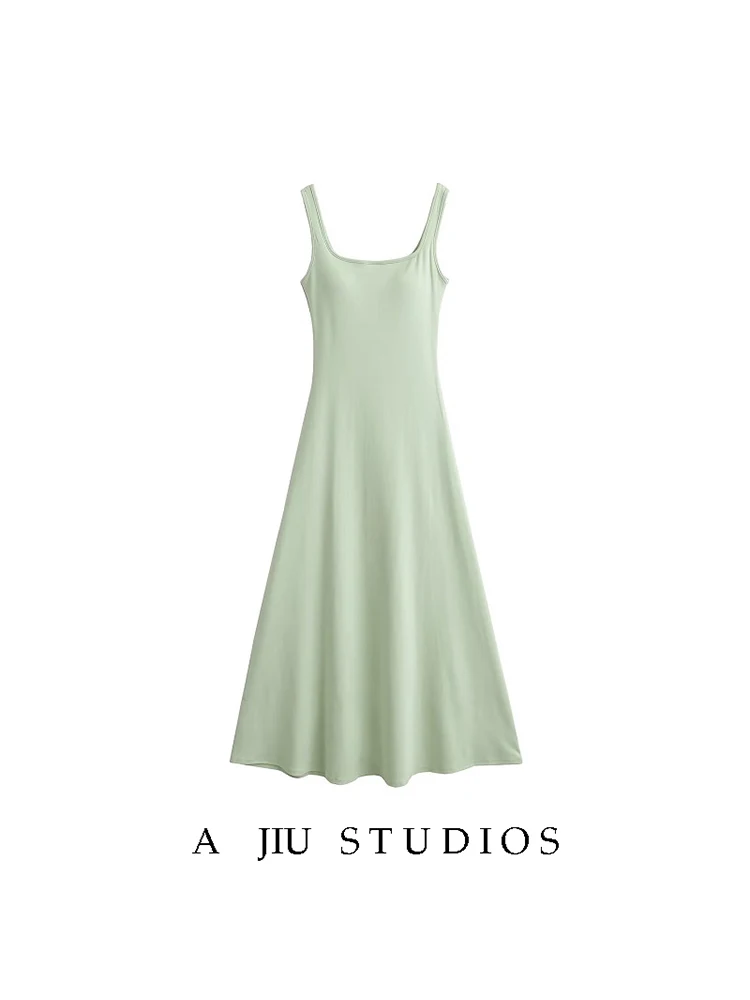 

Новое женское летнее платье Mint Wave без бретелек, длинное, сексуальное, с подкладкой на груди, в стиле Pure Desire, А-силуэт