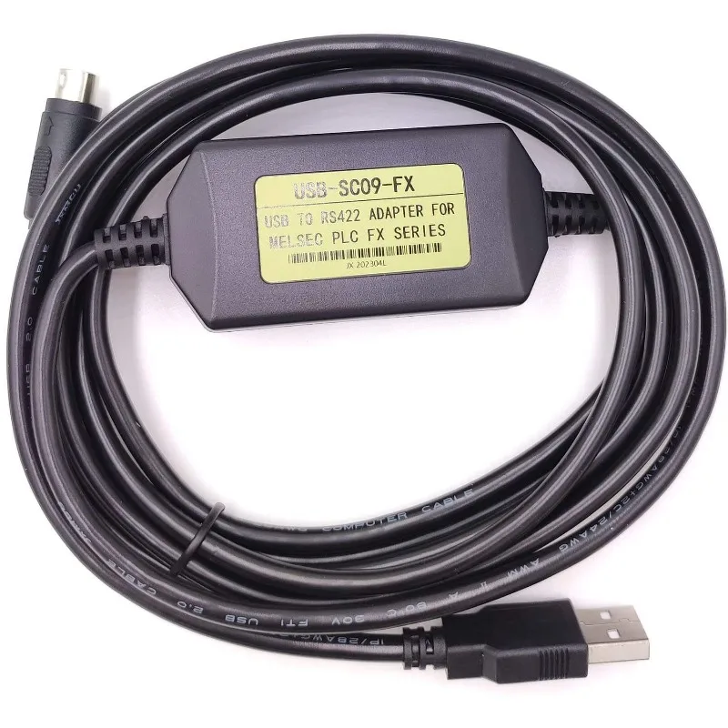 USB-SC09-FX PLC Programming Cable Download Cable Support FX Series PLC Data Communication Line