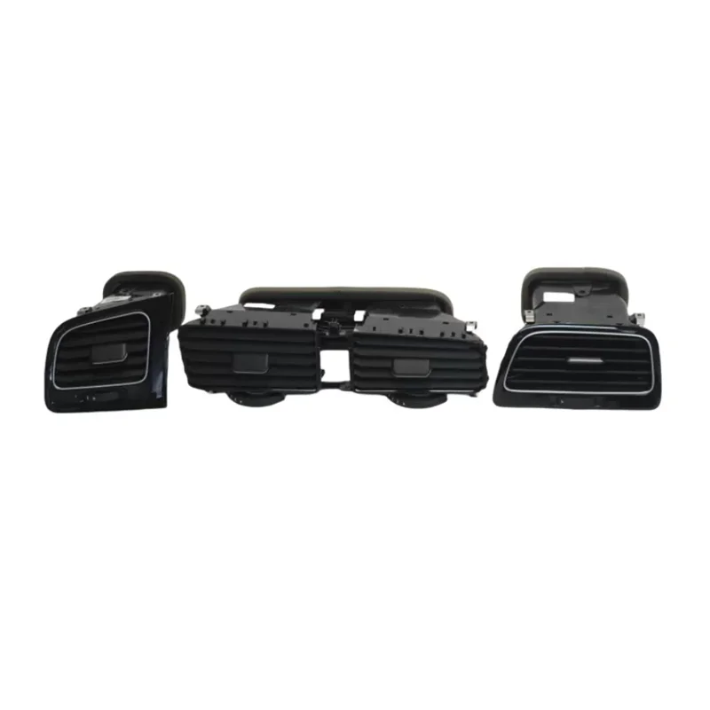 

For VW Golf 7 7.5 MK7 MK7.5 2013-2019 Car Front Dashboard Central A/C Air Conditioner Outlet Air Conditioning Vents Frame