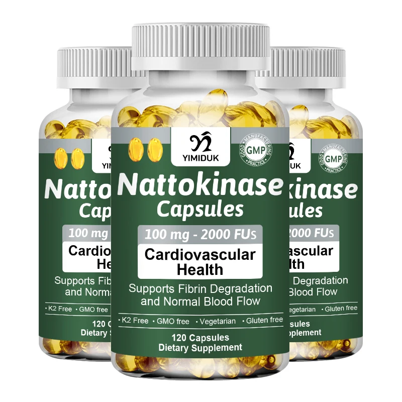 

Vitality Nattokinase Капсулы для очистки кровеносных сосудов - здоровье сердца, кровообращение и нормальный расход крови, без глютена, без GMO