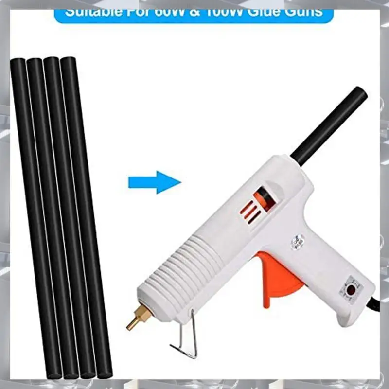 

Hot Selling-45Pcs Hot Glue Sticks, 270 X11mm Black Hot Melt Glue Sticks For Car Body Dent Repair Remover Crafts DIY Projects,45P
